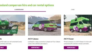 Jucy RV Rentals screenshot