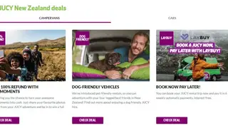 Jucy RV Rentals screenshot