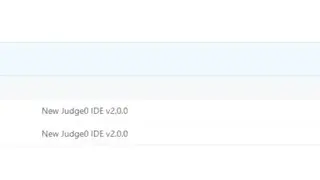 Judge0 IDE screenshot