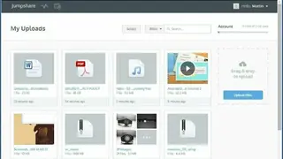 Jumpshare screenshot