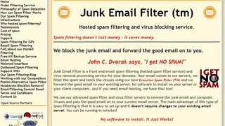Junk Email Filter screenshot