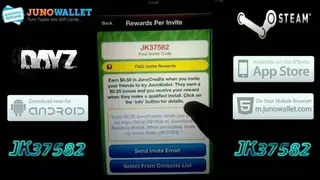 JunoWallet Earn Gift Cards NOW screenshot
