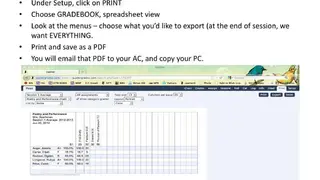 Jupiter iO Gradebook screenshot