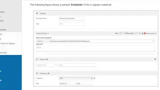 Jupyter Notebook Scheduler screenshot
