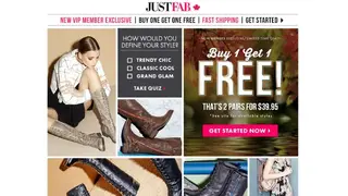 JustFab screenshot