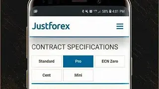 Justforex screenshot