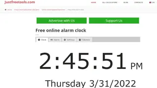 Justfreetools Alarm screenshot