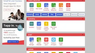 JustHost screenshot