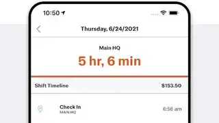 Justworks Hours screenshot