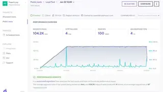 k6 Cloud screenshot