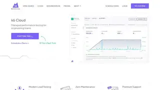 k6 Cloud screenshot