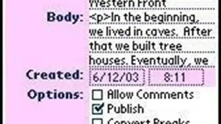 KABLOG for J2ME screenshot