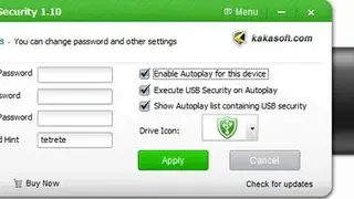 Kakasoft USB Security screenshot