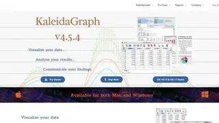 KaleidaGraph screenshot