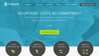 Kamatera Web Hosting Panels screenshot