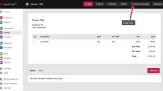 KashFlow screenshot