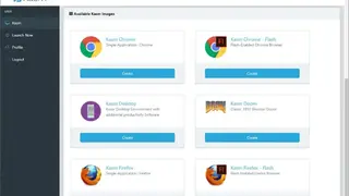 Kasm screenshot