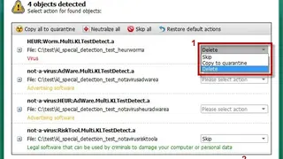 Kaspersky Adware Removal screenshot