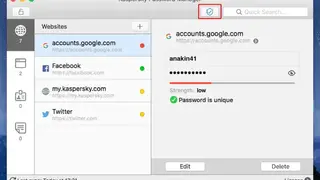 Kaspersky Password Manager screenshot