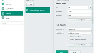 Kaspersky Password Manager screenshot