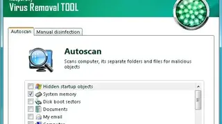 Kaspersky Virus Removal Tool screenshot