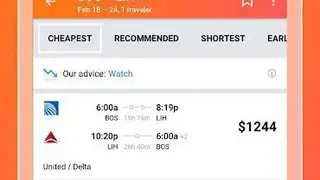 KAYAK Flights screenshot