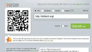 Kaywa QR Code screenshot