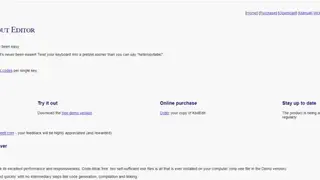 KbdEdit screenshot