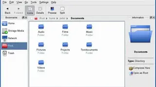 Kde Dolphin screenshot