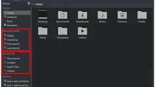 Kde Dolphin screenshot