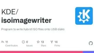 KDE ISO Image Writer screenshot