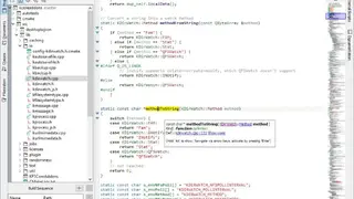 KDevelop screenshot