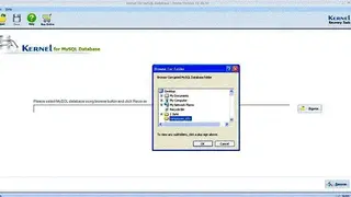 Kernel for MySQL Database Recovery screenshot