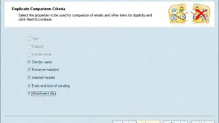 Kernel for Outlook Duplicates screenshot