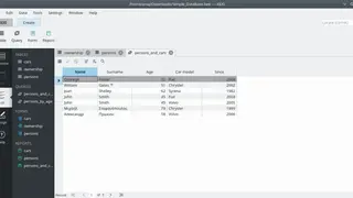 Kexi screenshot