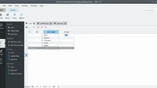 Kexi screenshot