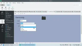 Kexi screenshot