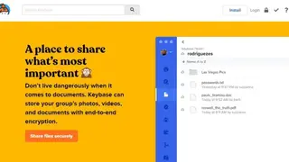 Keybase Chat screenshot