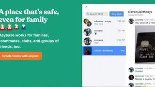 Keybase Chat screenshot