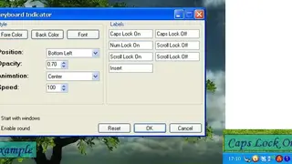 Keyboard Indicator screenshot