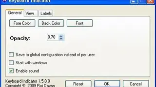 Keyboard Indicator screenshot