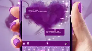 Keyboard Purple screenshot