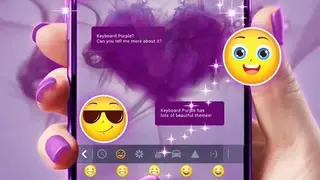 Keyboard Purple screenshot