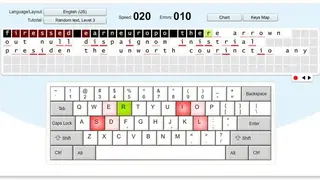Keybr screenshot