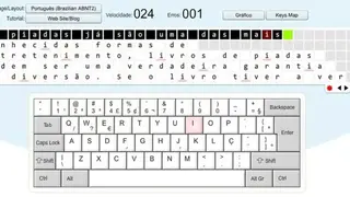 Keybr screenshot