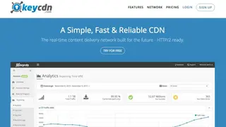 KeyCDN screenshot