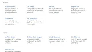 KeyCDN Tools screenshot