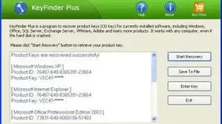 KeyFinder Plus screenshot