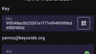 Keyoxide screenshot