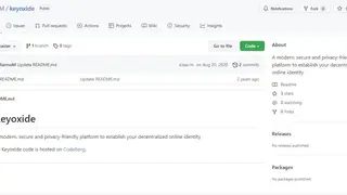 Keyoxide screenshot